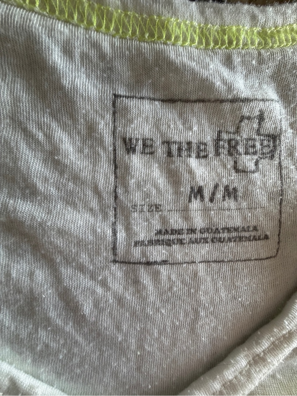 Free People - We The Free Relaxed Oversized T-Shirt White - Picture 7 of 9